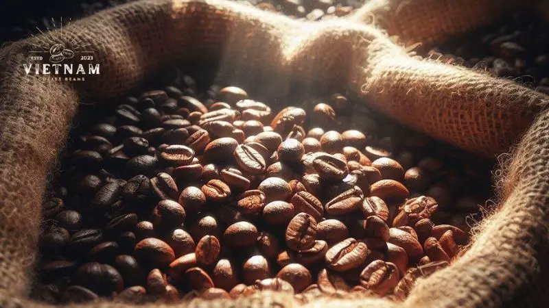Robusta coffee beans