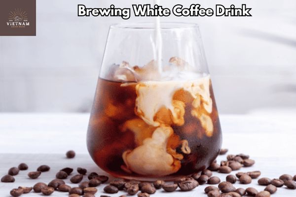 Brewing White Coffee Drink