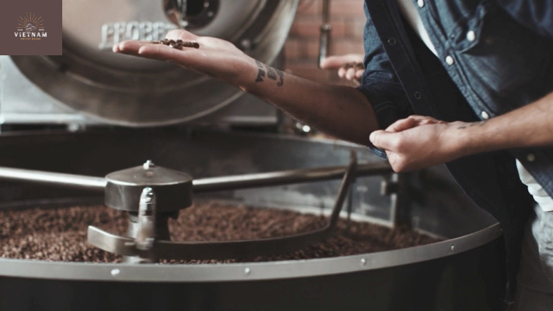 Roasting Coffee Beans Machine